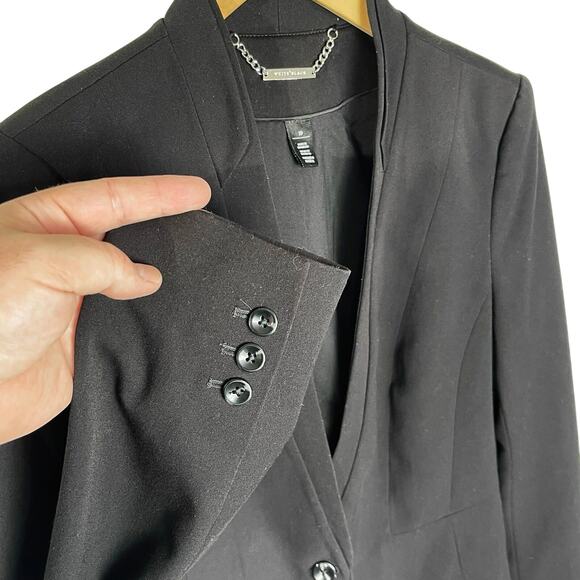 WHBM Women’s Single Button Black Blazer size 10 - Picture 2 of 4